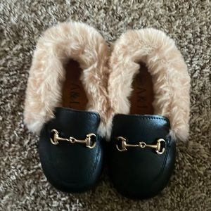 New Fur Loafers Shoes  -  Toddler Size 5